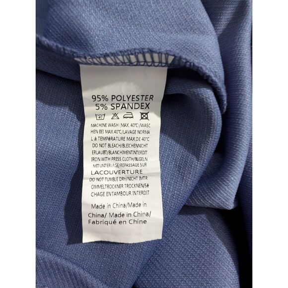 Men's Coofandy Quarter Zip Shirt Blue or Green Size XXL NWT - Picture 5 of 9